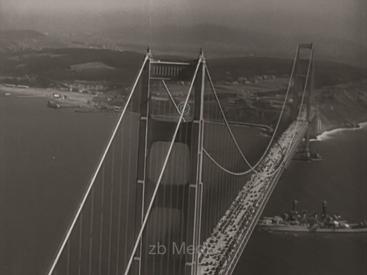 Opening of Golden Gate Bridge
