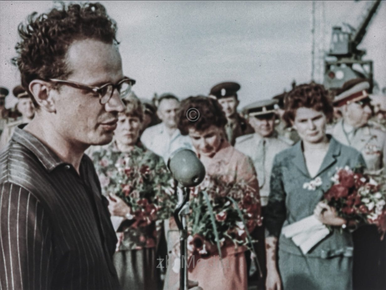 Valentina Tereschkowa vor ihrem Flug