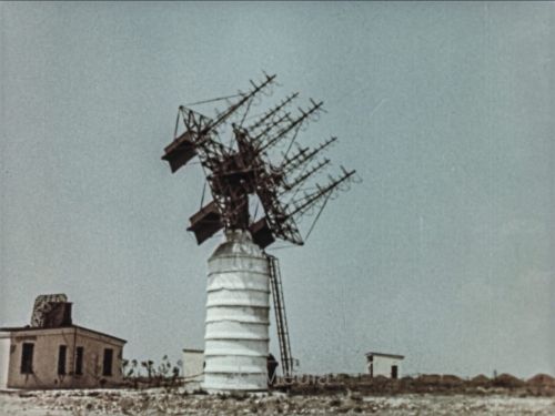 Russische Weltraumfunkantenne