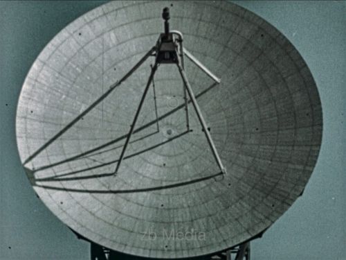 Russische Weltraumfunkantenne