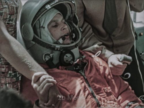 Verabschiedung von Tereschkowa bei Vostok 6 Flug