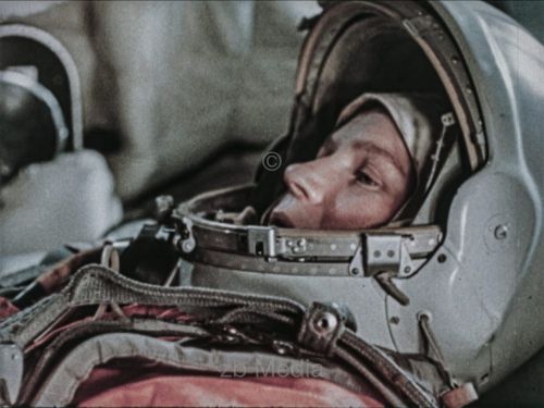 Valentina Tereschkowa im Vostok 6 Raumschiff