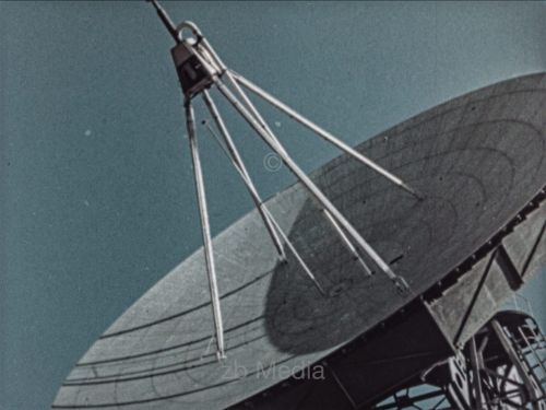 Russische Weltraumfunkantenne