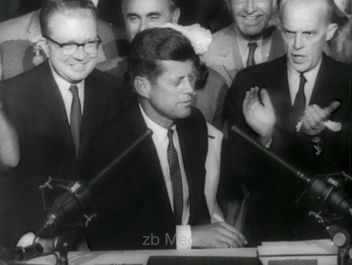 John F. Kennedy. Parteitag der Demokraten 1960
