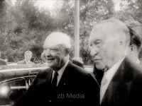 Konrad Adenauer mit Dwight D. Eisenhower