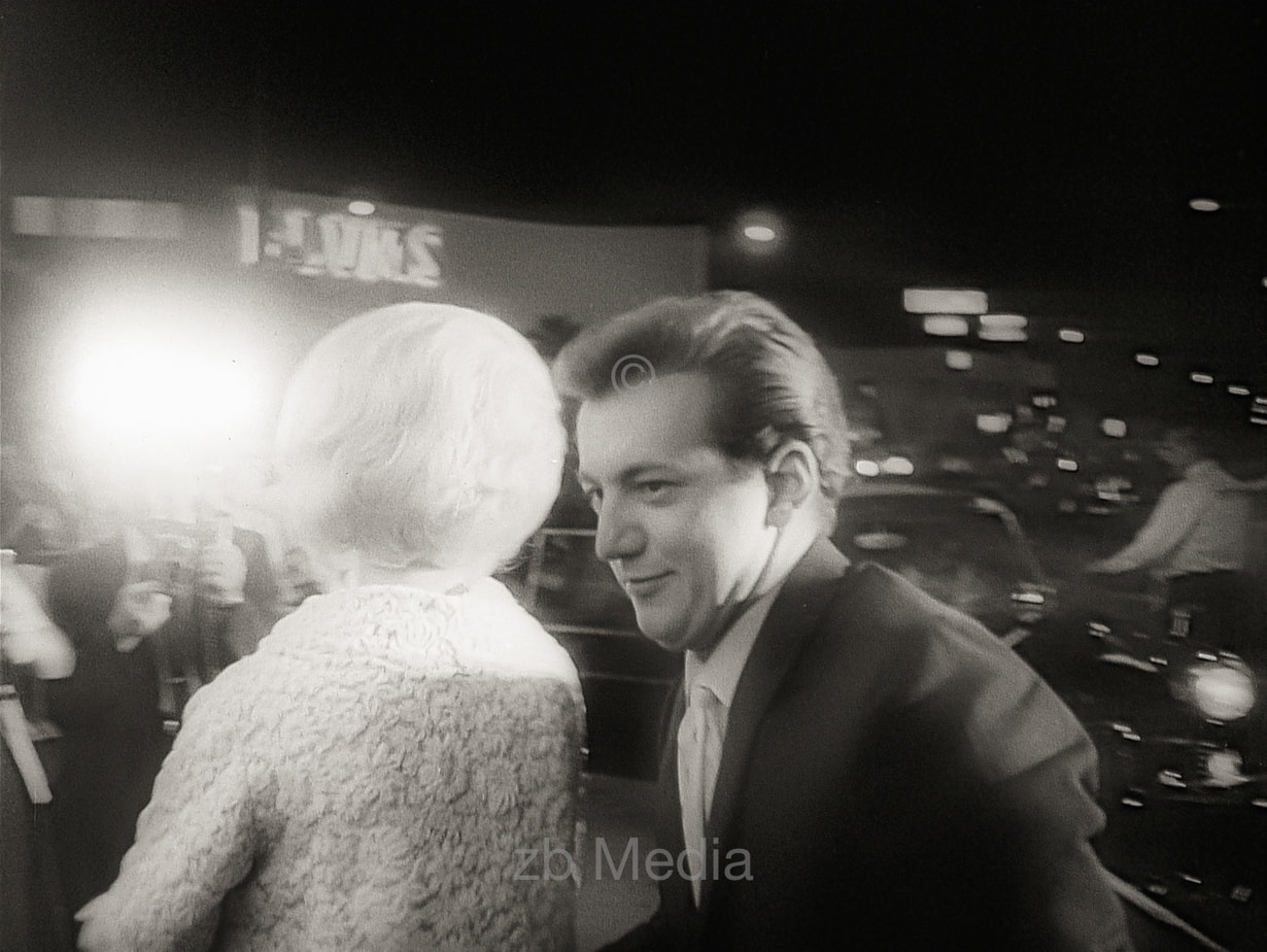 Sandra Dee und Bobby Darin bei der Premiere von Come September