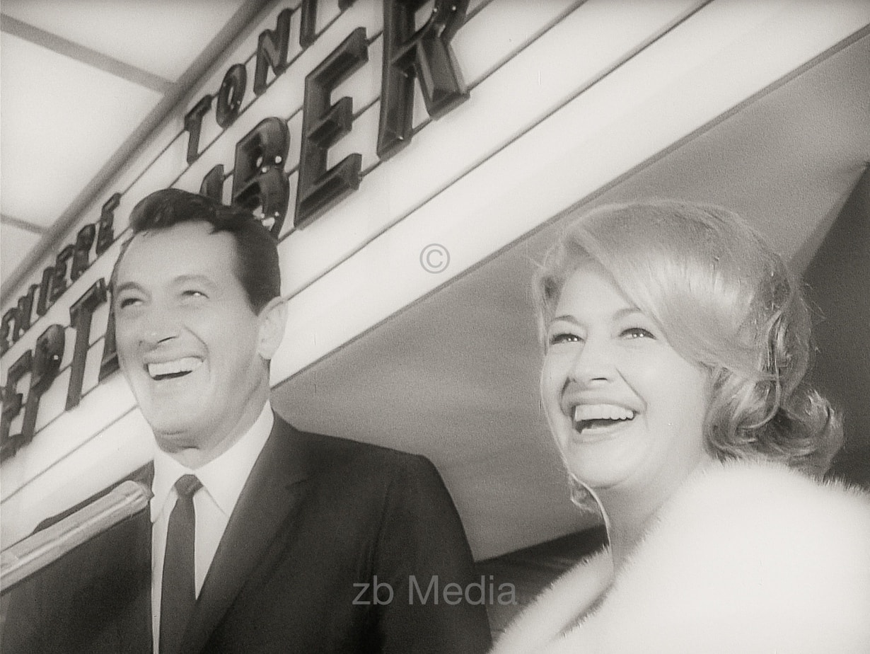 Rock Hudson, Premiere von Come September in Hollywood