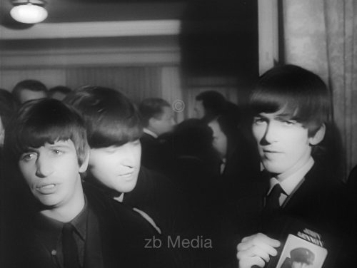 Ringo Starr, George Harrison und John Lennon Variety Club 1964