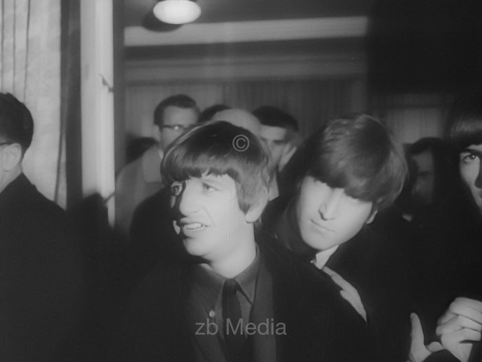 Ringo Starr und John Lennon Variety Club 1964