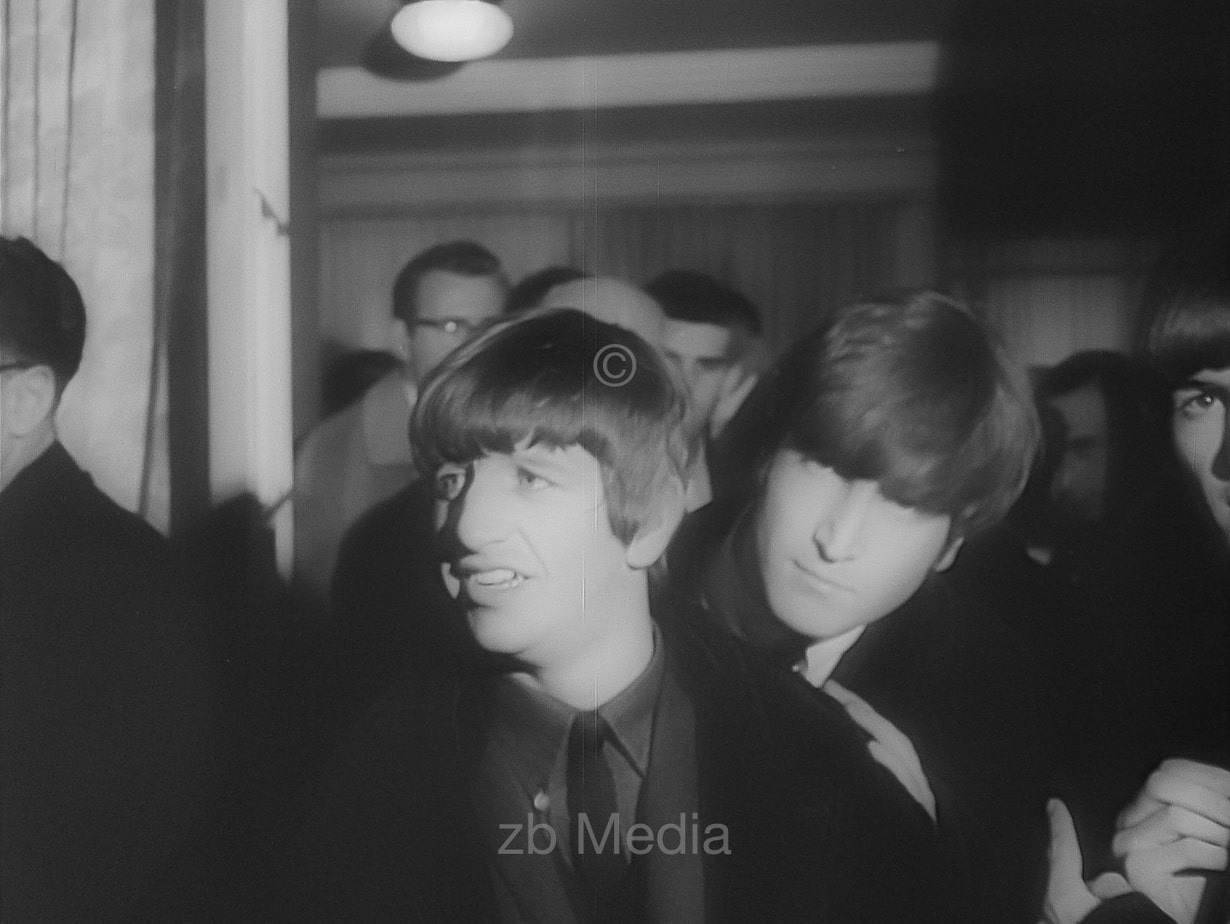 Ringo Starr und John Lennon Variety Club 1964
