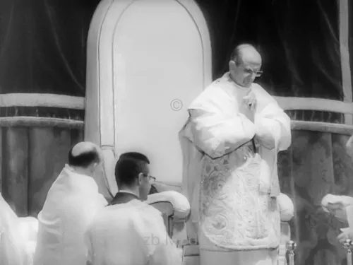 Krönung Papst Paul VI. in Rom