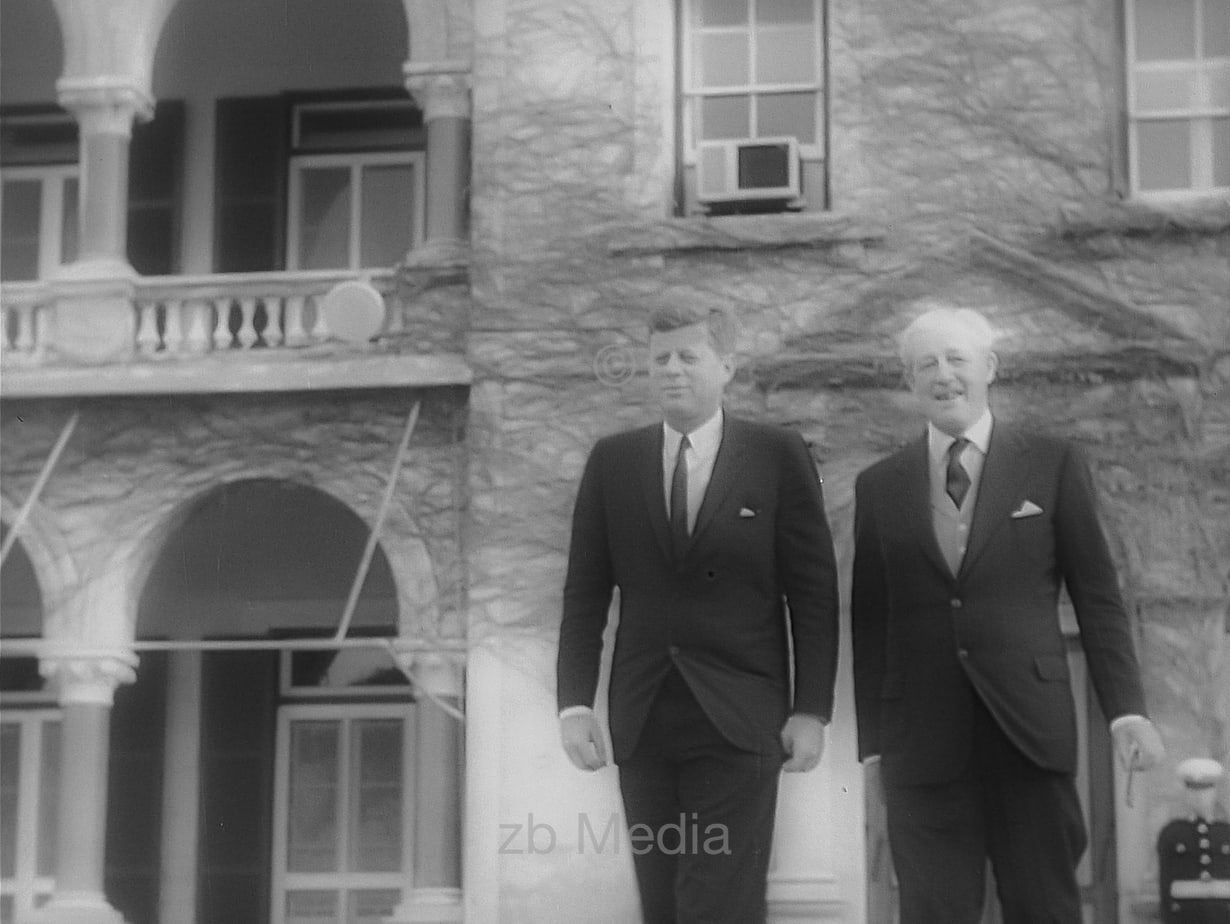 John F. Kennedy in England 1963