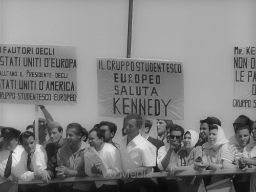 John F. Kennedy in Italien 1963