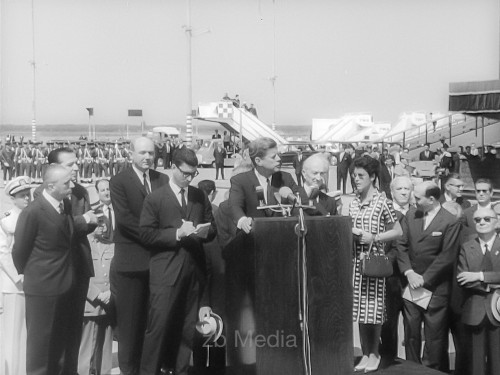 John F. Kennedy in Italien 1963