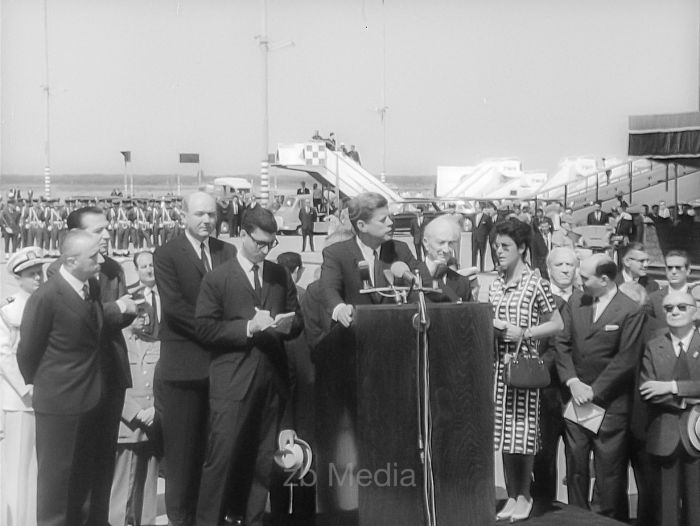 John F. Kennedy in Italien 1963