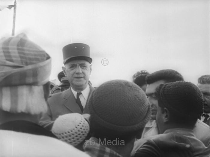 Charles de Gaulle in Algerien 1960