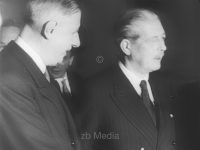 Präsident Charles de Gaulle und Premier MacMillan 1960