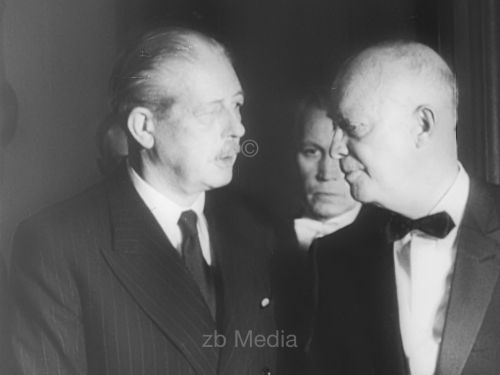 Präsident Eisenhower und Premier MacMillan 1960