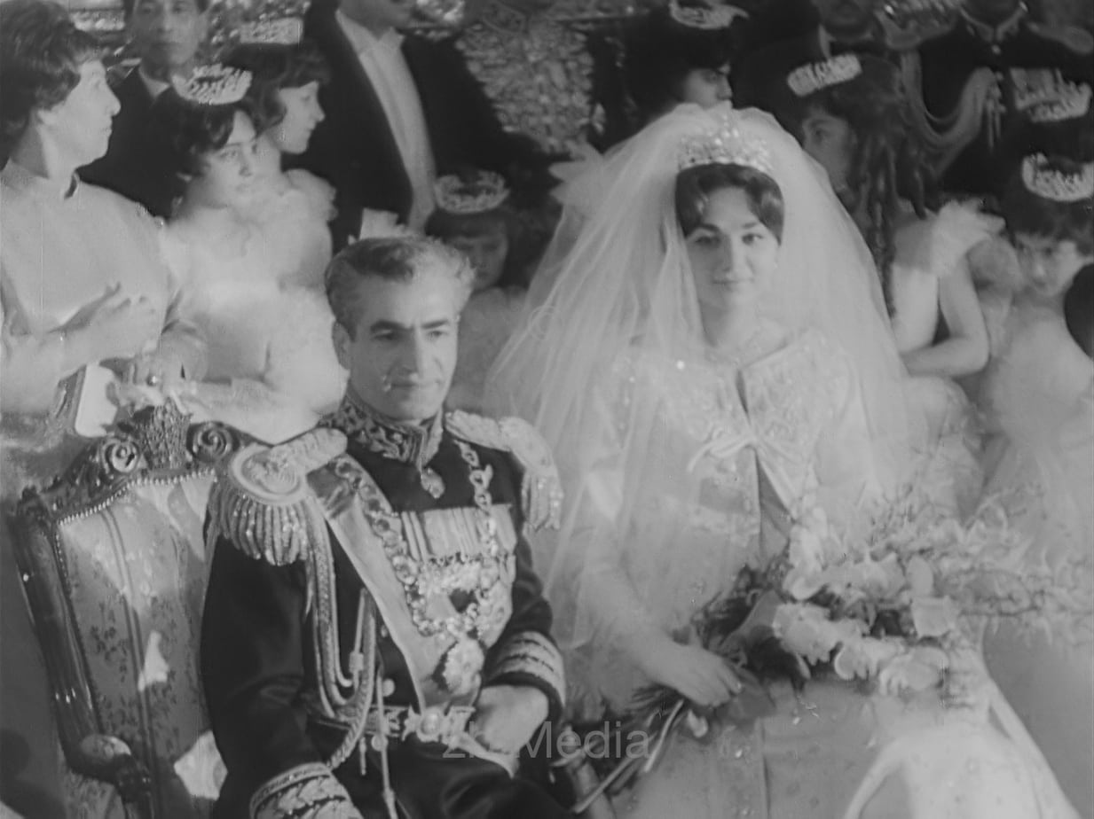 Hochzeit Shah Reza Pahlewi und Farah Diba Pahlavi