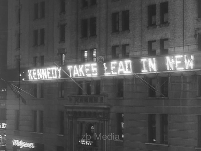 John F. Kennedy in Führung - Präsidentschaftswahl 1960