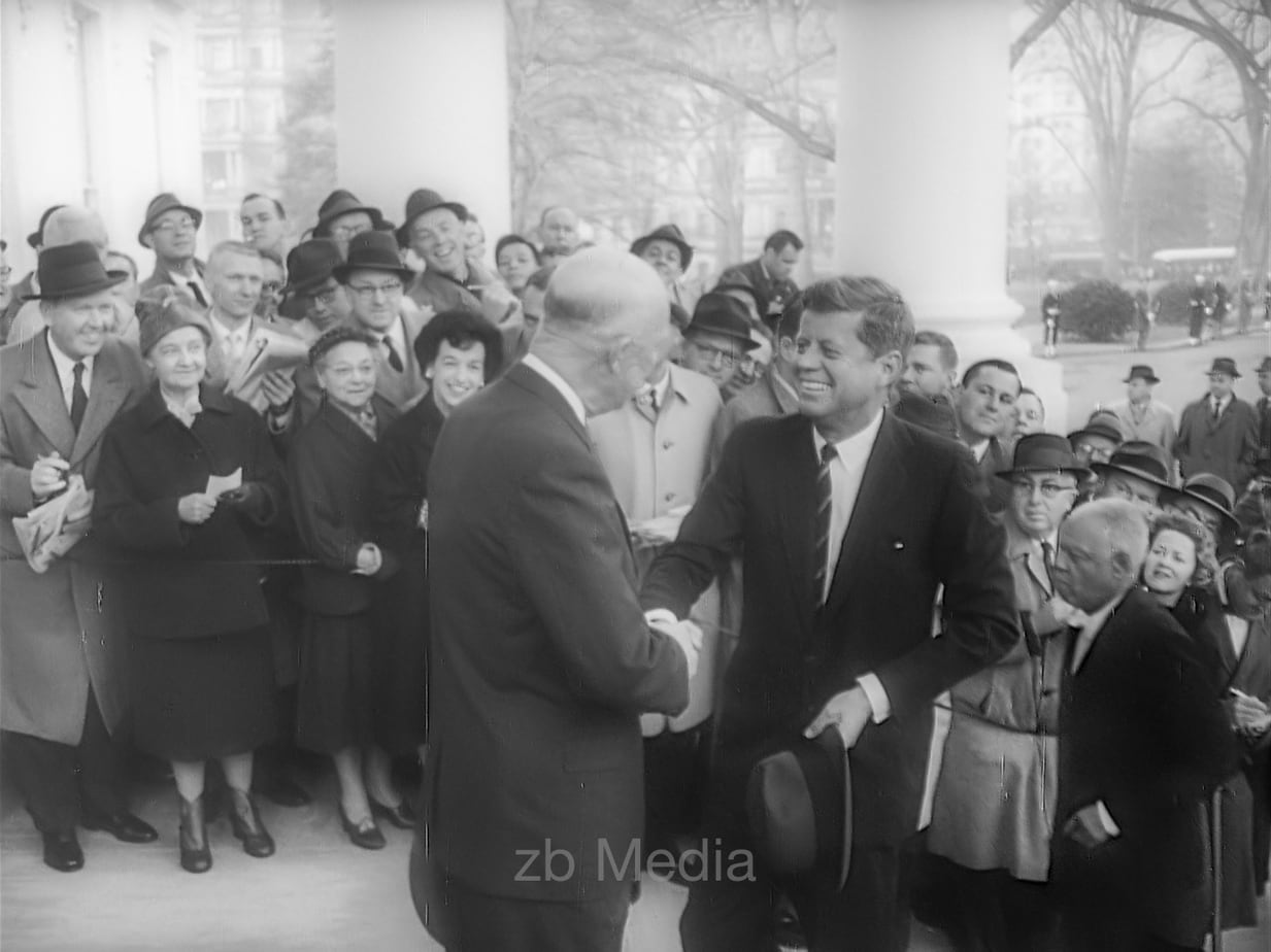 President Elect John F. Kennedy mit Dwight D. Eisenhower