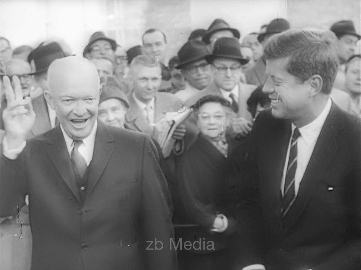 President Elect John F. Kennedy mit Dwight D. Eisenhower