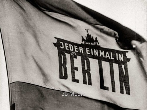 Fahne in Berlin 1930
