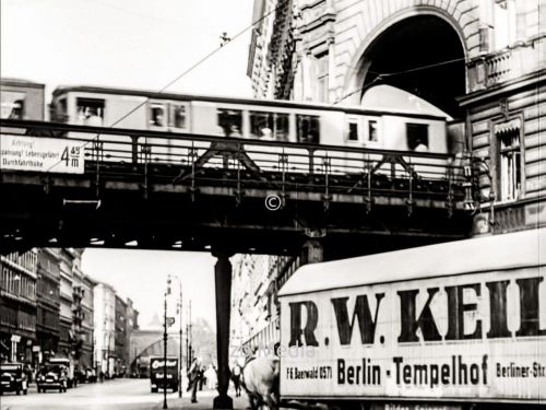 Hochbahn in Berlin 1930