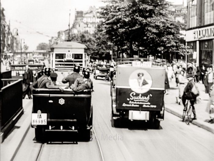 Polizeiwagen in Berlin 1930