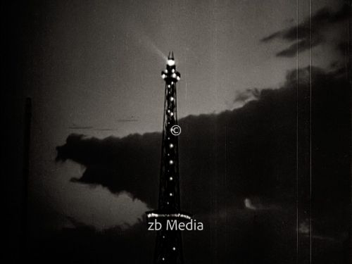 Funkturm bei Nacht in Berlin 1930