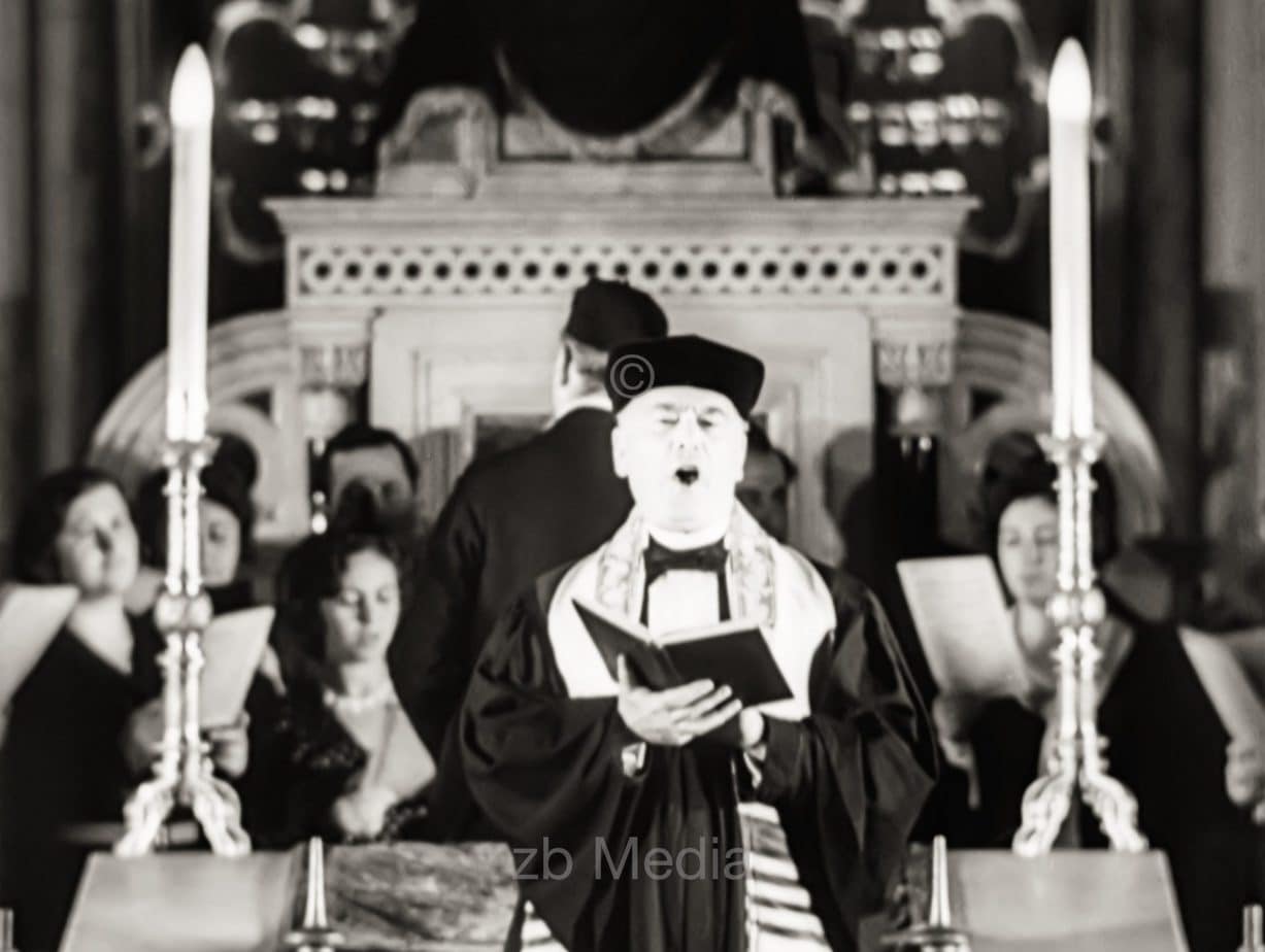 Jüdischer Gottesdienst in Berlin 1933