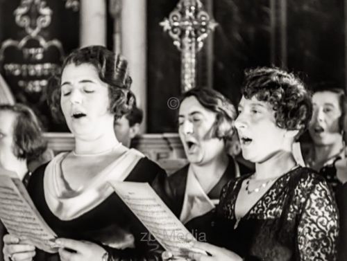 Jüdischer Gottesdienst in Berlin 1933