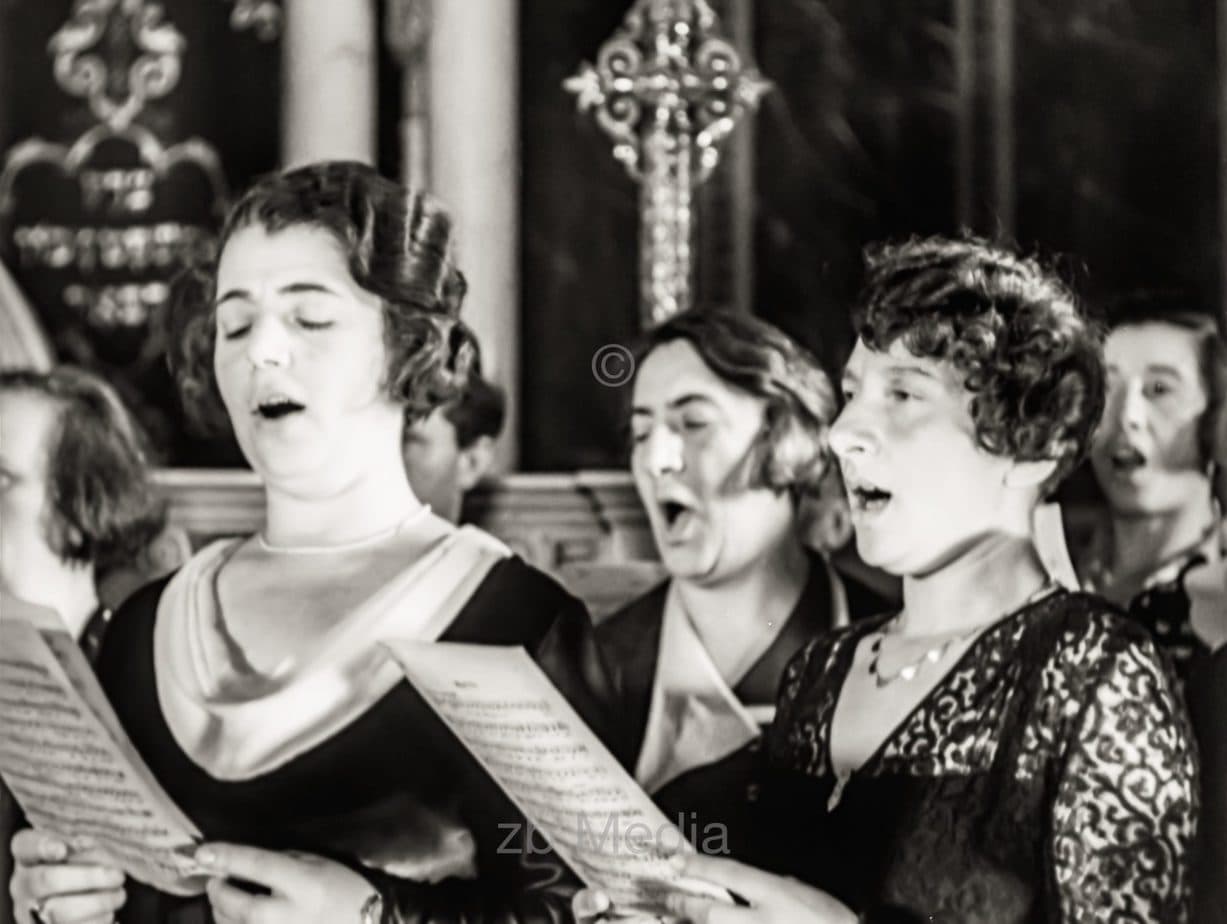 Jüdischer Gottesdienst in Berlin 1933