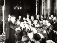 Jüdischer Gottesdienst in Berlin 1933