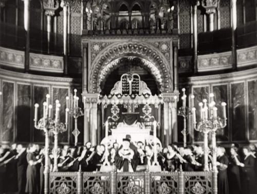 Jüdischer Gottesdienst in Berlin 1933