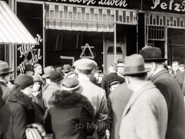 Antisemitische Boykottaktion Berlin 1933