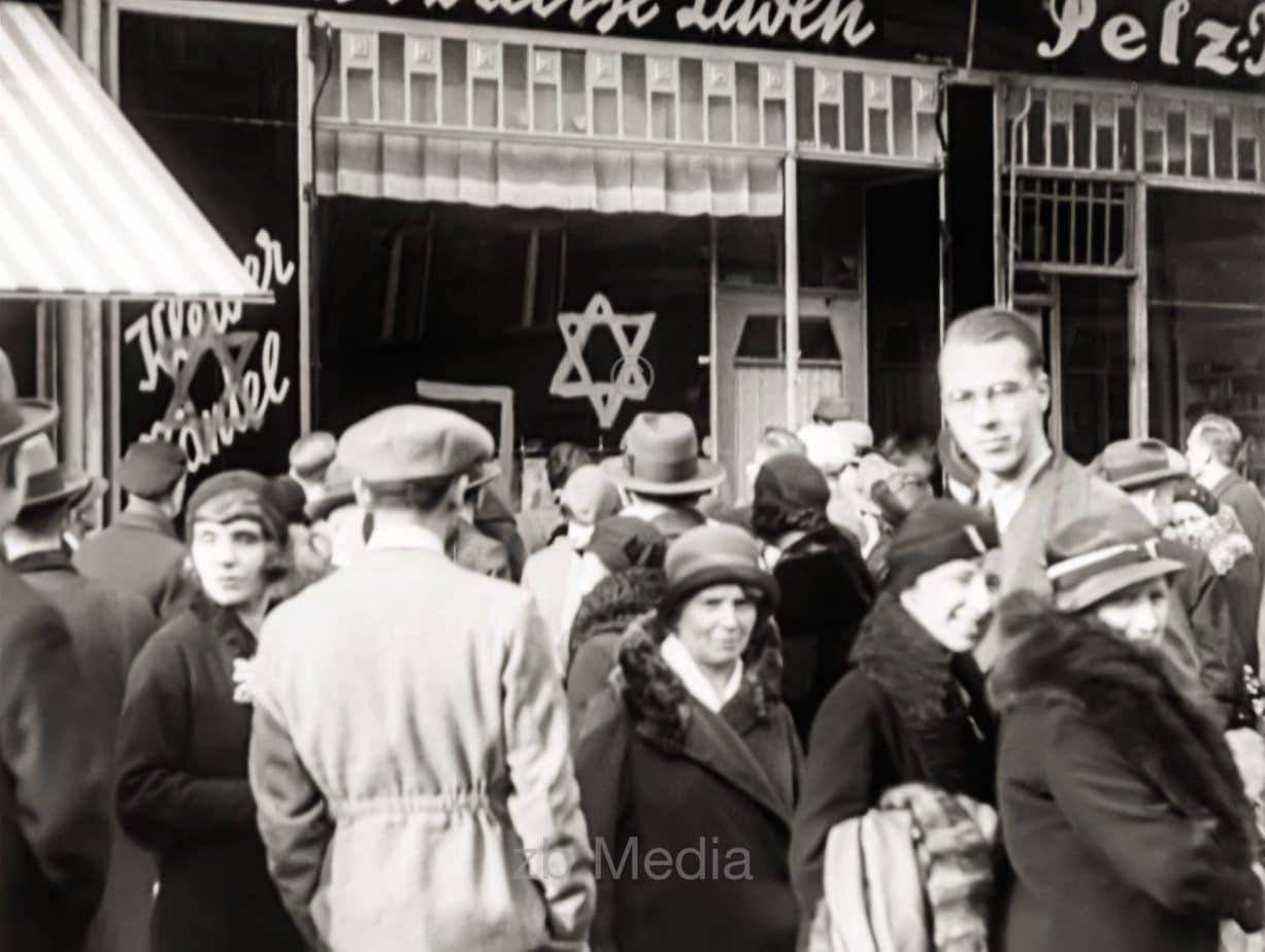 Antisemitische Boykottaktion Berlin 1933