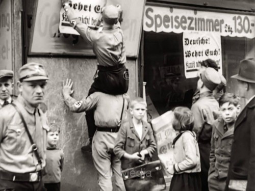 Antisemitische Boykottaktion Berlin 1933