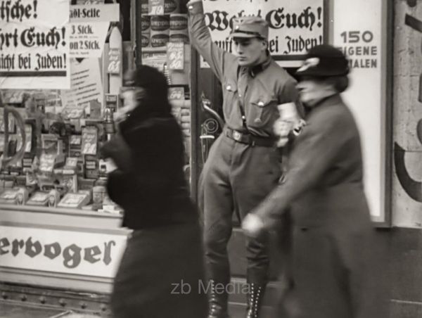 Antisemitische Boykottaktion Berlin 1933