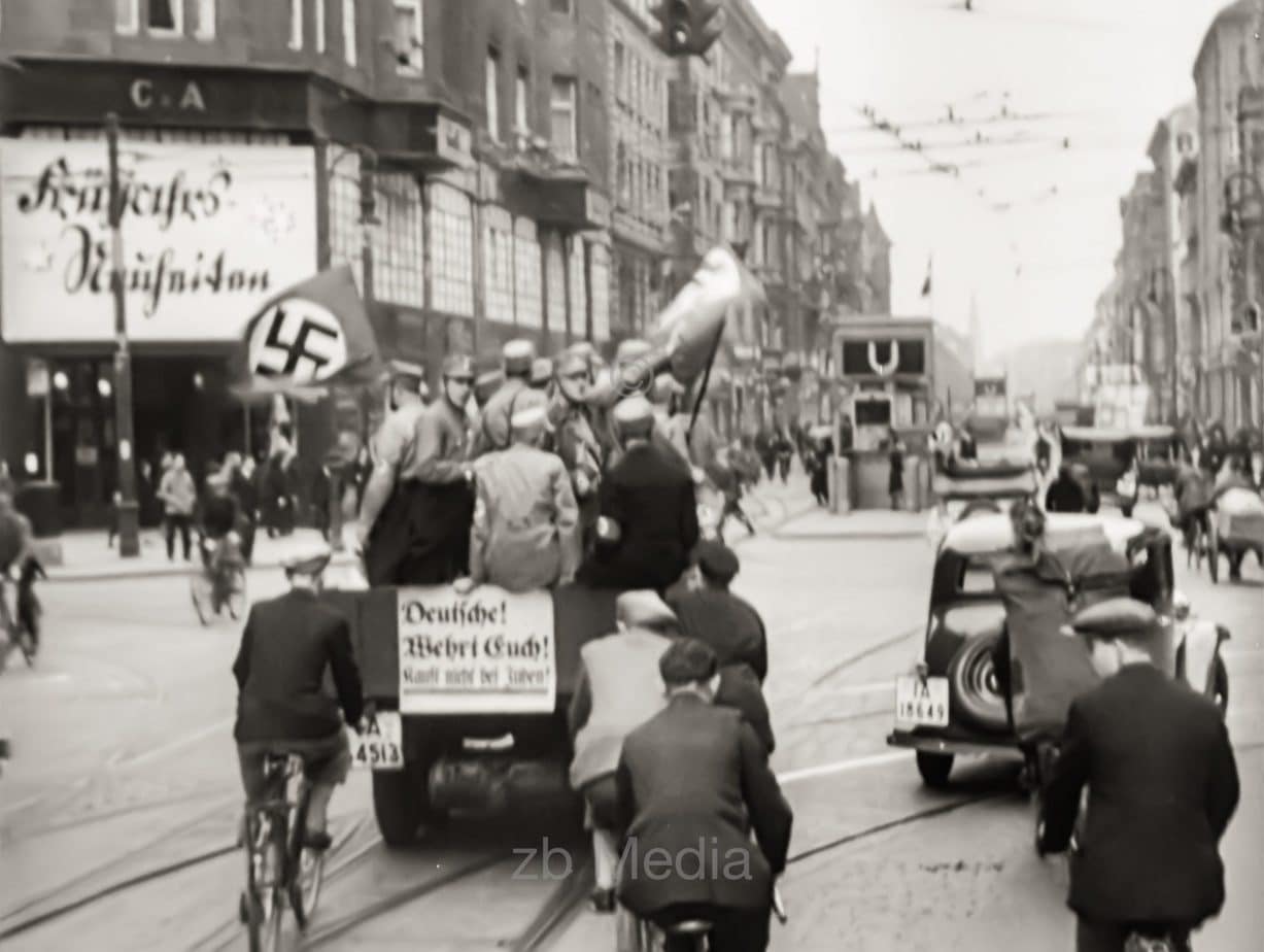 Antisemitische Boykottaktion Berlin 1933