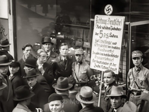 Antisemitische Boykottaktion Berlin 1933