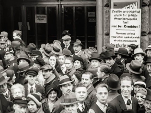 Antisemitische Boykottaktion Berlin 1933