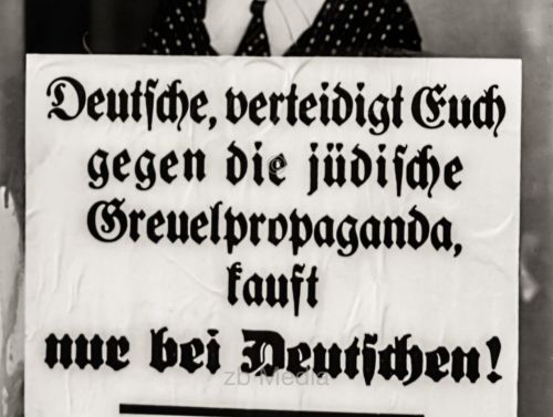 Antisemitische Boykottaktion Berlin 1933