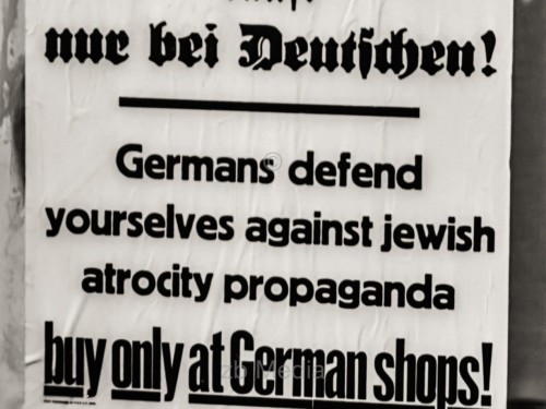 Antisemitische Boykottaktion Berlin 1933