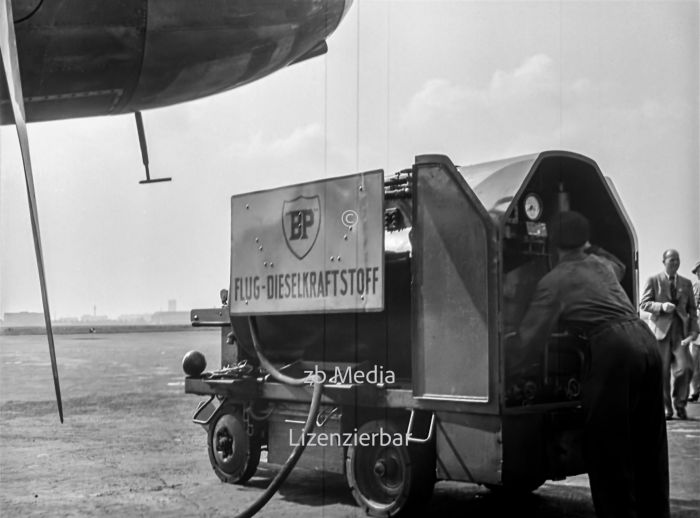 Diesel Tankwagen Flughafen Berlin Tempelhof 1937