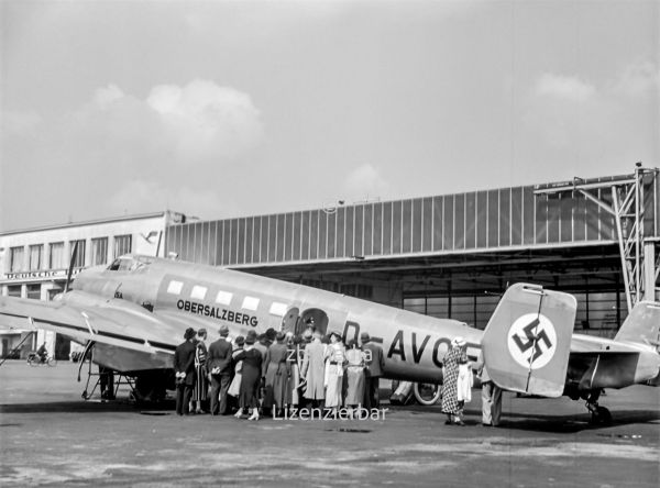 JU 86 C-1 am Flughafen Berlin Tempelhof 1937