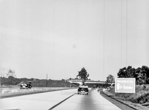 Autobahn bei Oppeln 1937