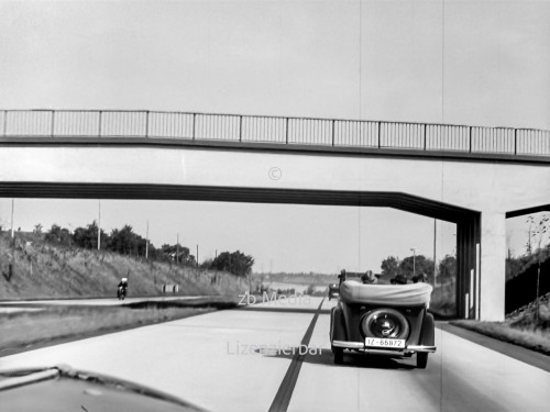Autobahn bei Oppeln 1937