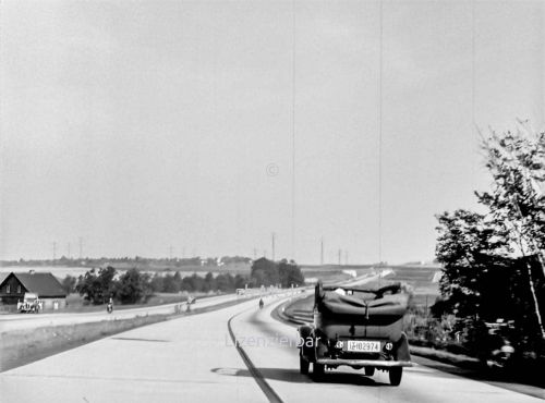 Autobahn bei Oppeln 1937