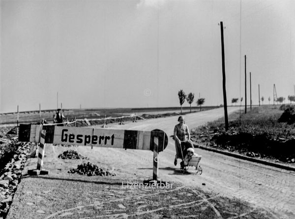 Straßenbau in Deutschland 1937